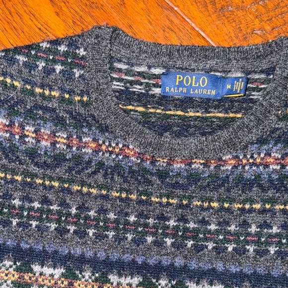 Ralph Lauren Polo Wool Fair Isle Sweater - Picture 6 of 7